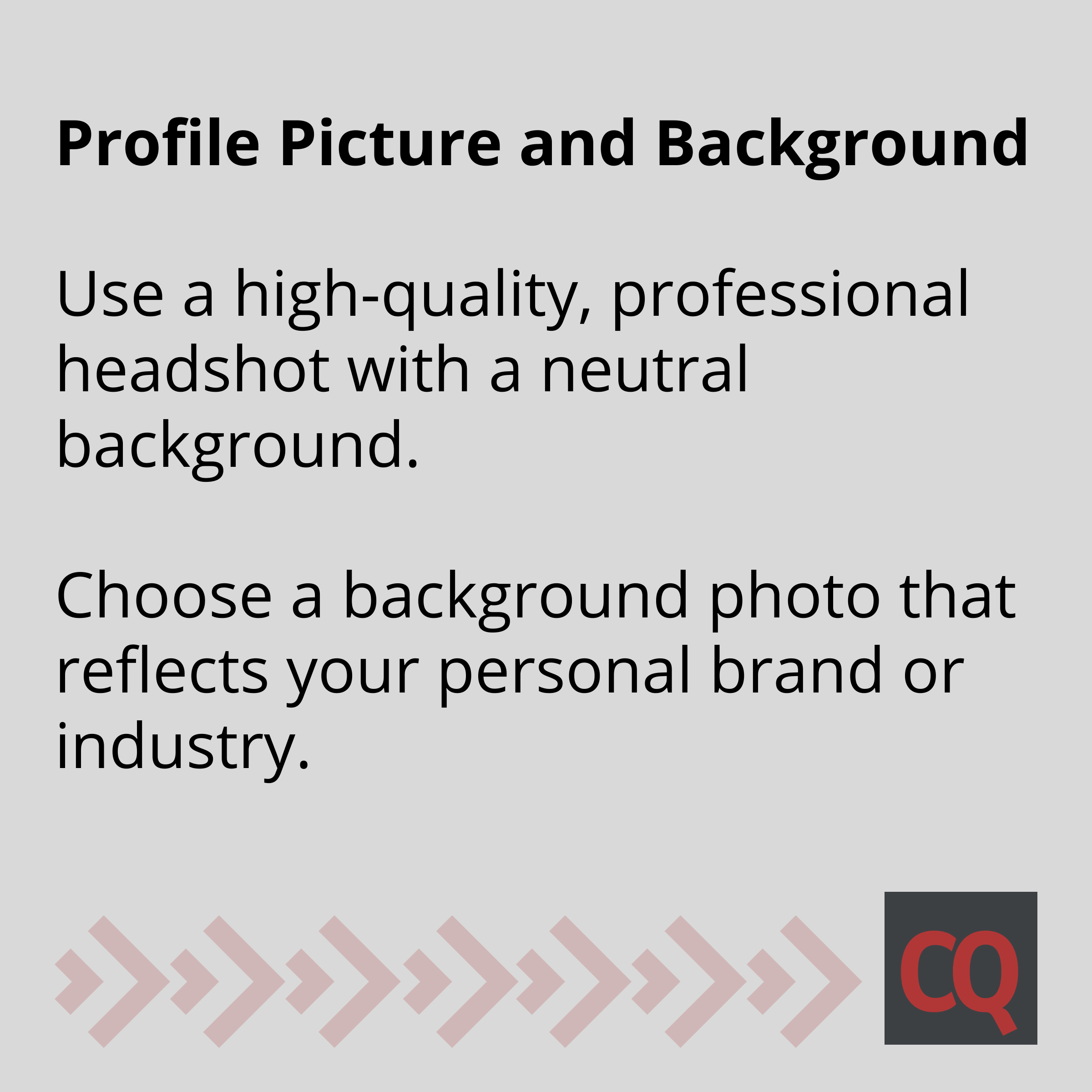 Linkedin Profile Optimization Tip No. One - Profile Picture and Backgroun